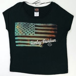 captain america harley davidson shirt